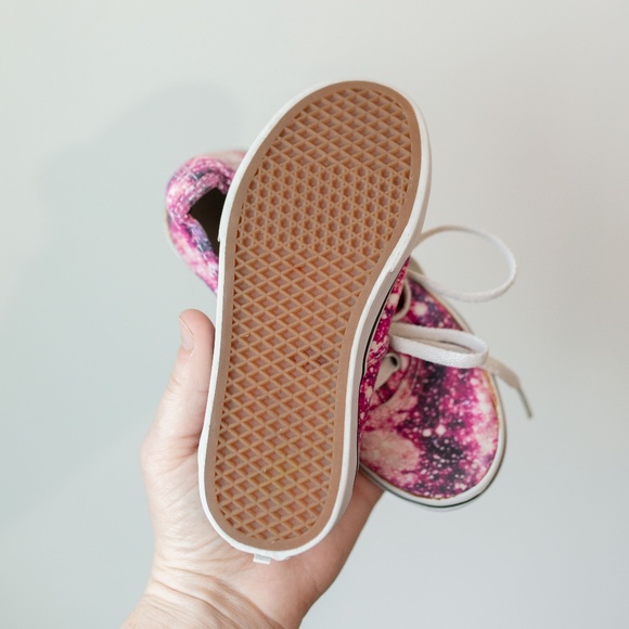 10.5T Vans pink galaxy shoes - Picture 2 of 3